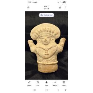 Antique/Vintage Terra cotta Rattle